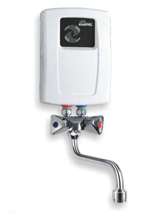 Prietokový ohrievač vody KOSPEL TWISTER EPS2 – 3,5 kW s batériou
