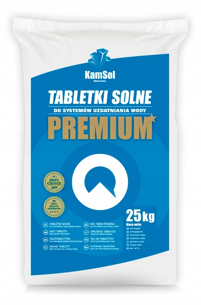 Soľné tablety na úpravu vody 25 kg PREMIUM