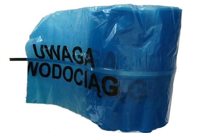 VODNÁ výstražná páska s 20 cm kovovou vložkou