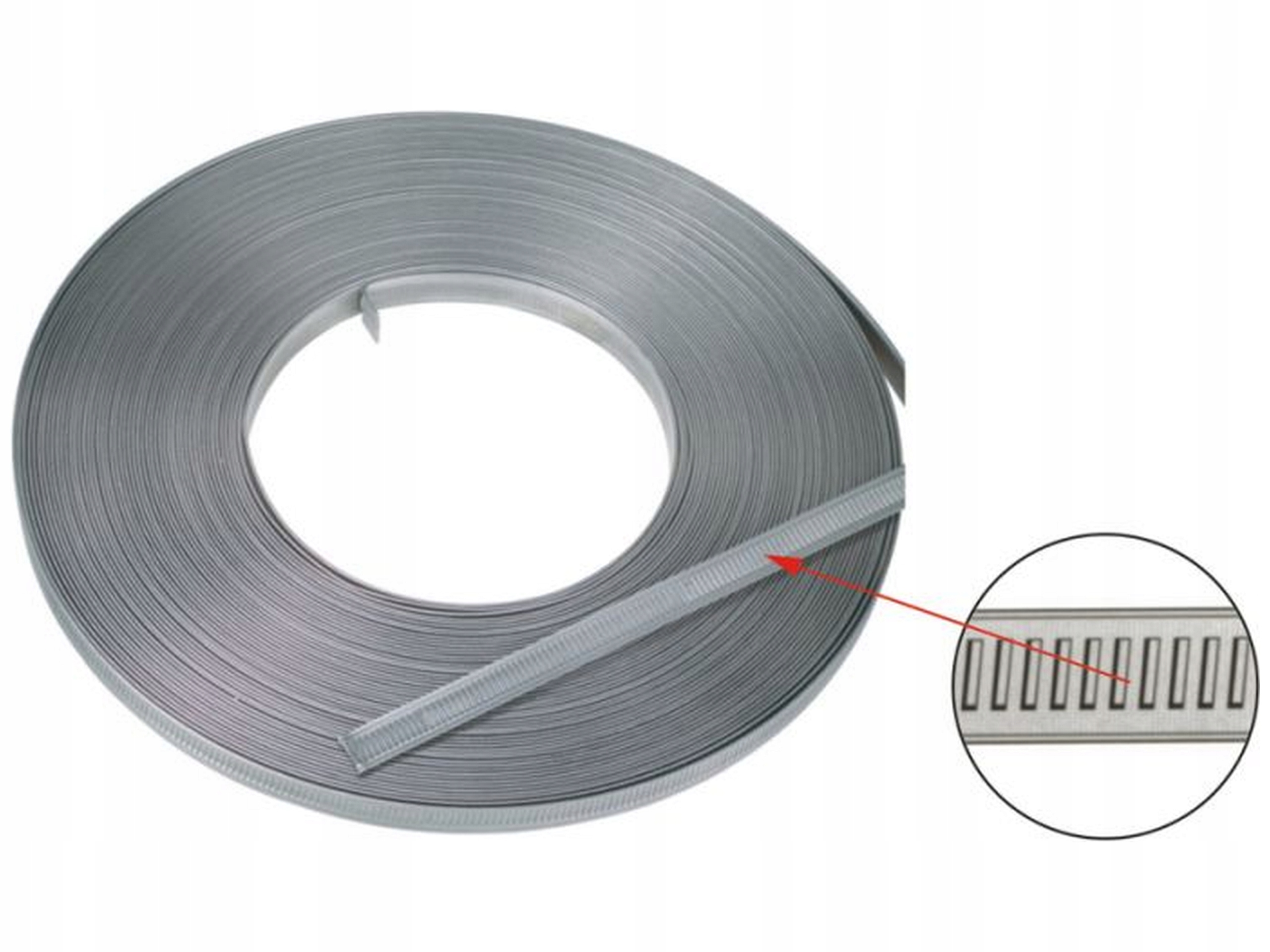 Pásik na slimáky z nehrdzavejúcej ocele 12 mm x 30 MB Wkręt-Met