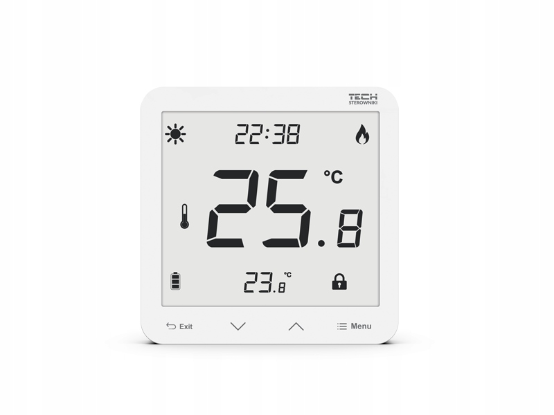 Izbový regulátor Tech ST-297V3 biely 517