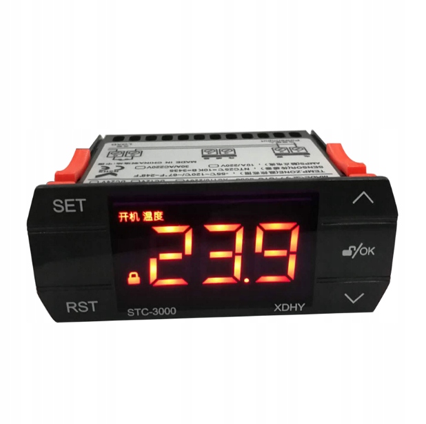 Digitálny termostatový regulátor teploty 220V