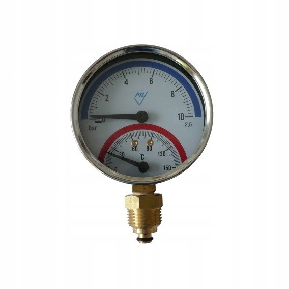 Termomanometer M80 0-10 bar, vertikálny