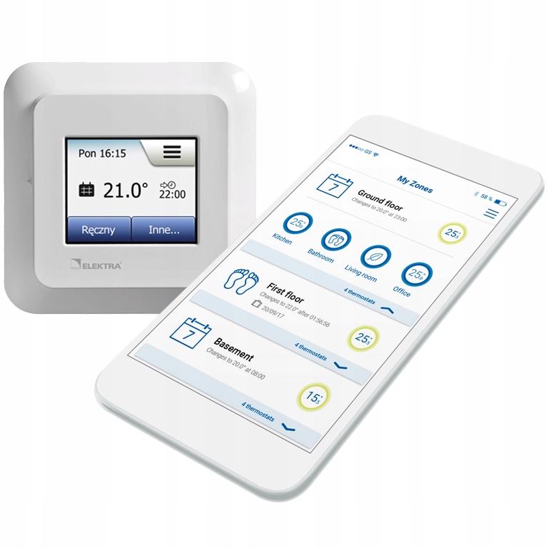 Termoregulátor WiFi termostat ELEKTRA OWD5