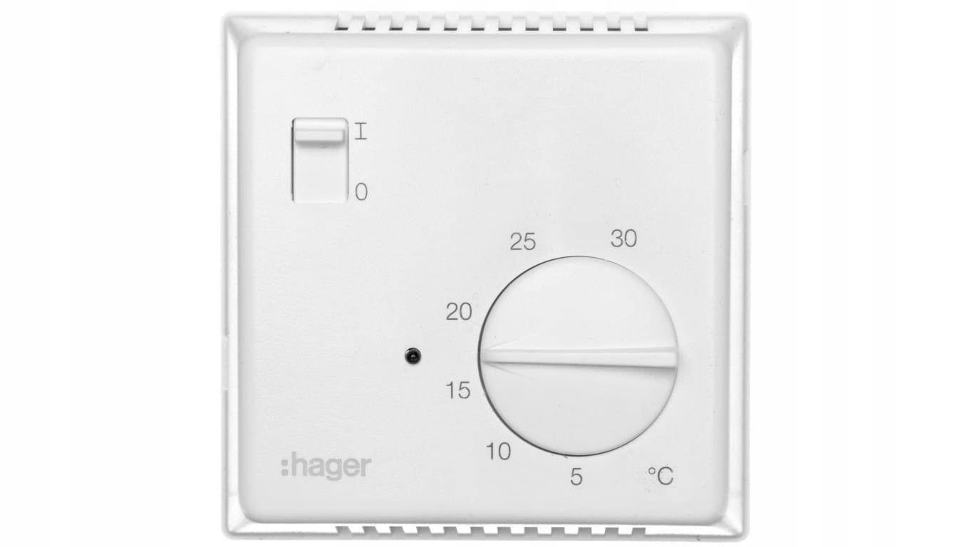 Termostat 230V 10A 5-30 ° C IP30 biely EK051