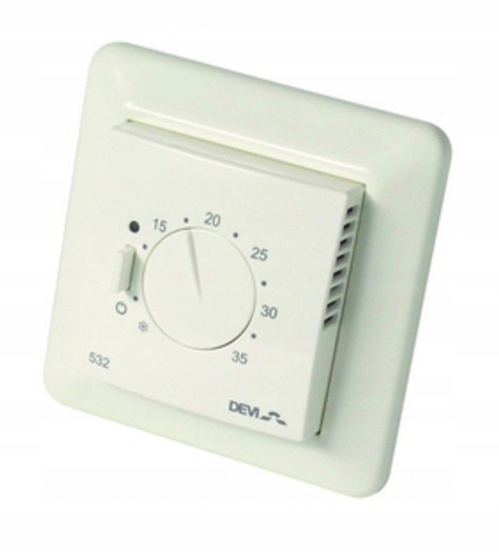 Termostat Devireg-530 so skrytou reguláciou teploty