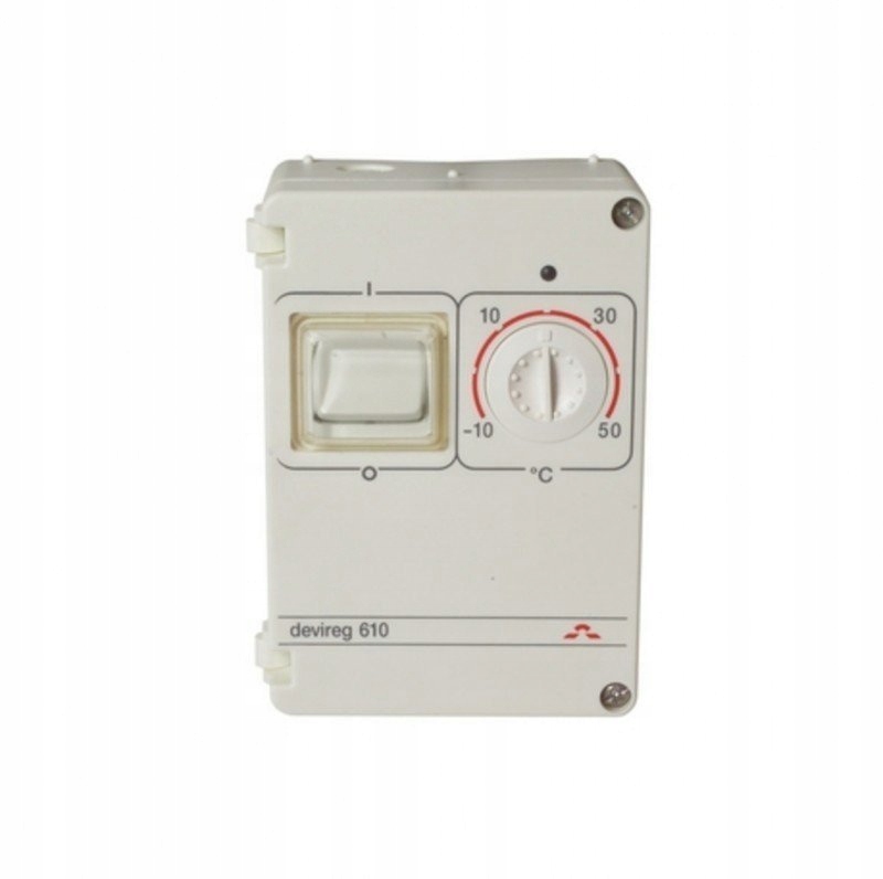 Termostat Devireg-610, hermetický povrchovo montovaný IP44
