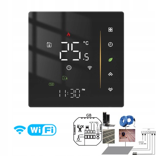 WiFi termostat Regulátor izbovej teploty 16 A