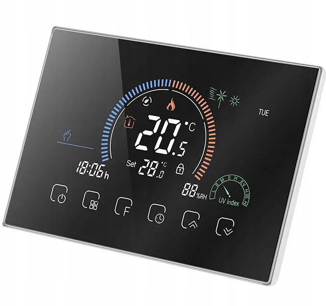 Termostat WIDE 8.0, izbový termostat, WIFI termostat