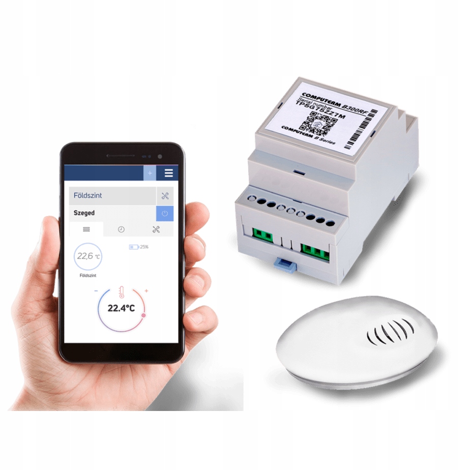Wi-Fi termostat so snímačom teploty B300RF