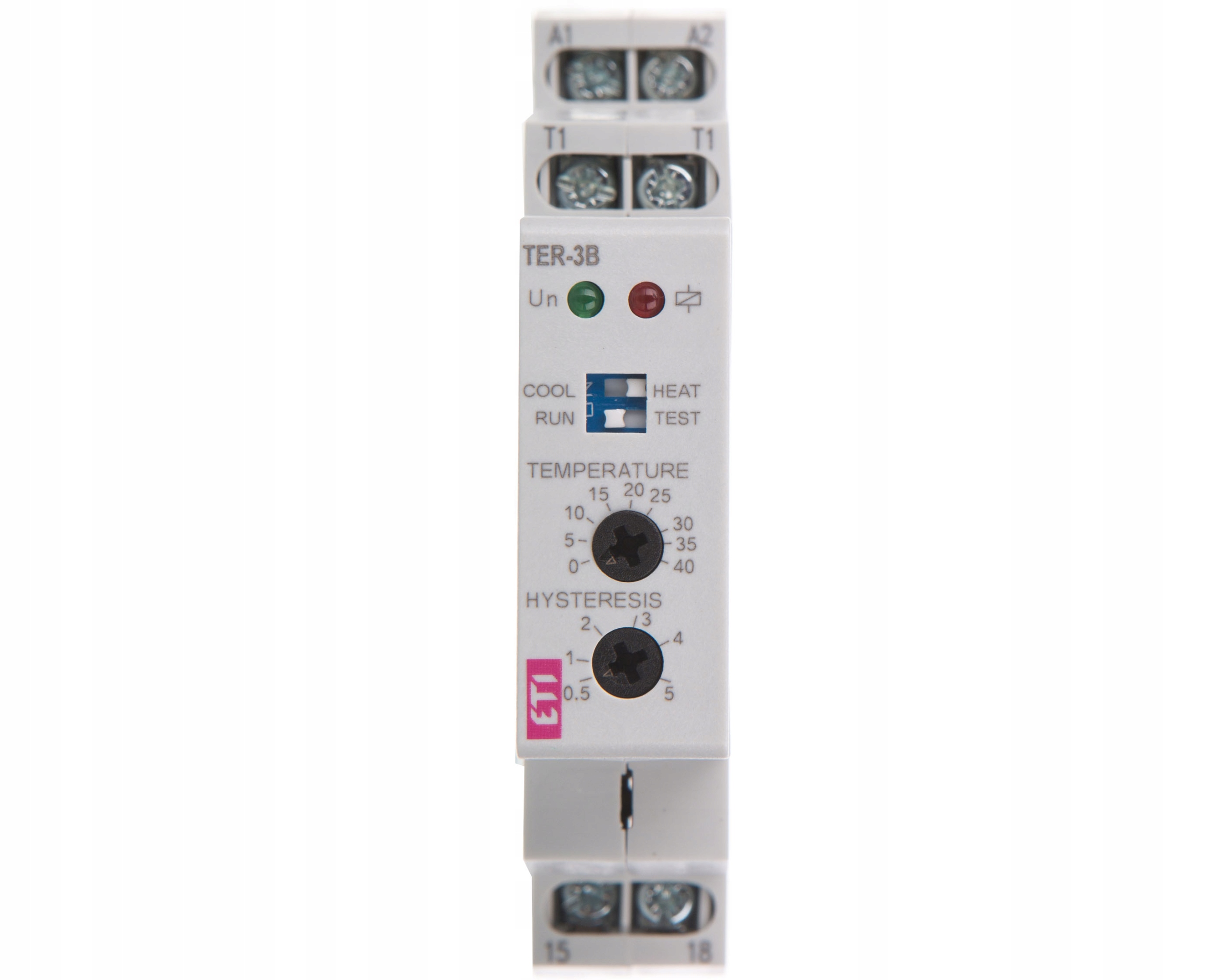Regulátor – Analógový termostat 0-40 stupňov 1P 16 A 24-230 V AC /