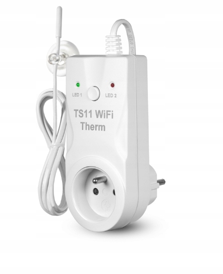 Zásuvkový termostat TS11 WiFi Therm iOS Android