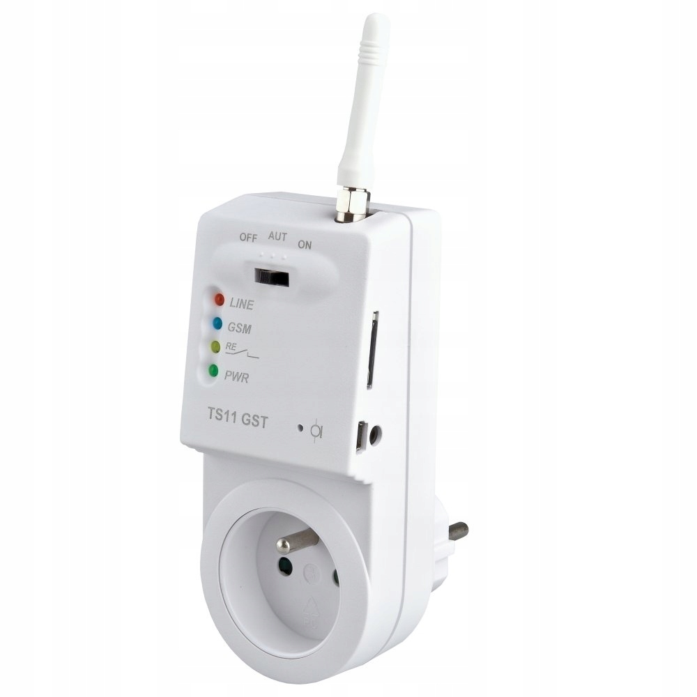 Zásuvkový termostat GSM TS11 GST - Android a iOS