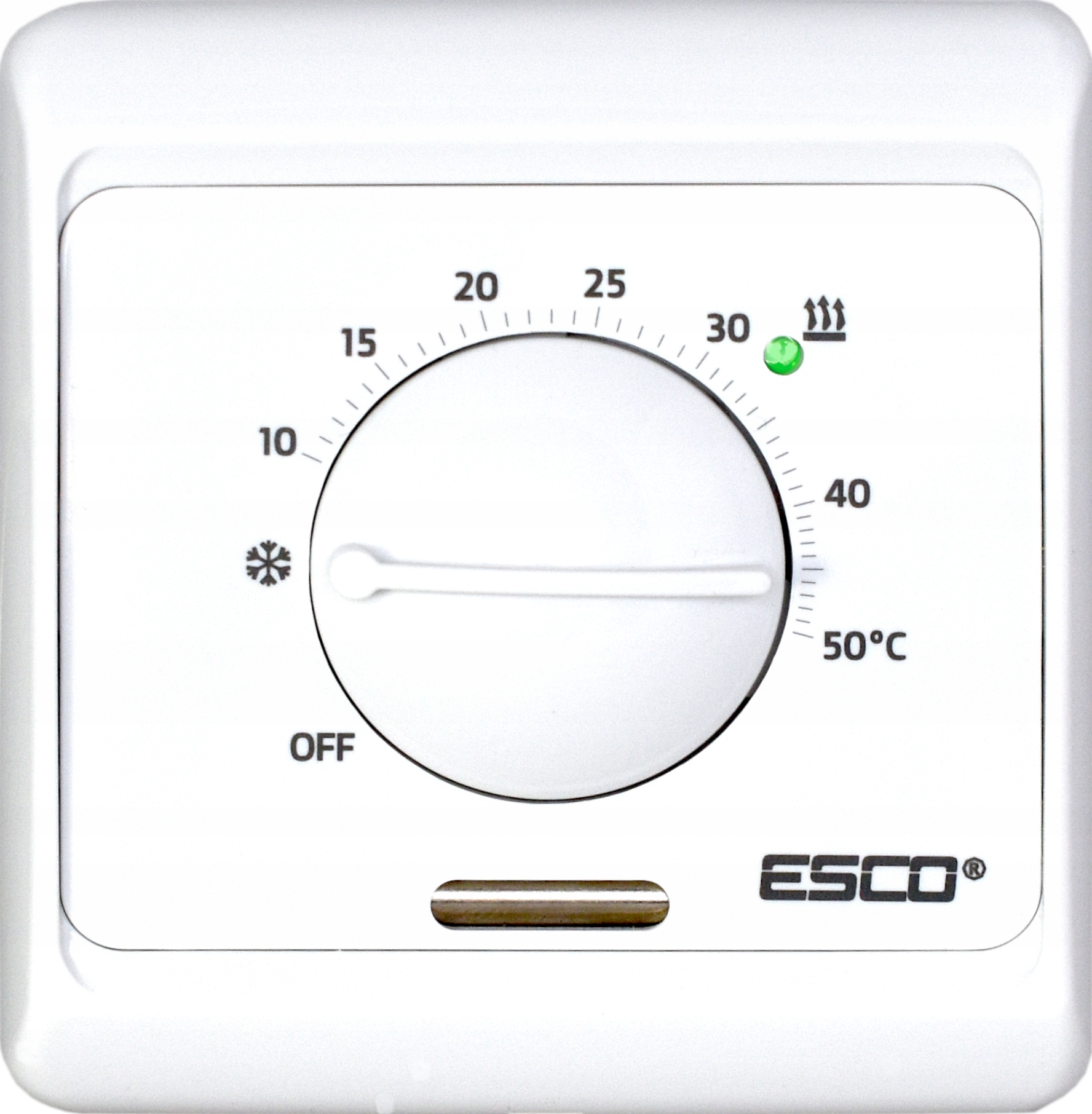 Nastavovací gombík izbového termostatu 0-50 16A 230V
