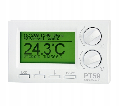 Termostat s komunikáciou OpenTherm PT59