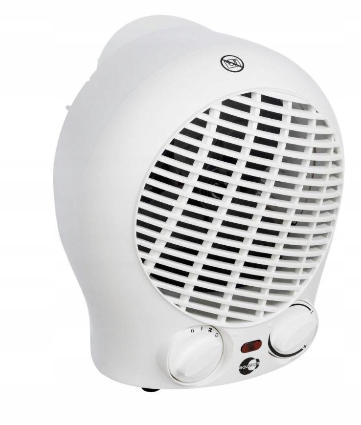 Ventilátor - 2 000 W elektrický ohrievač ventilátora, biela farelka