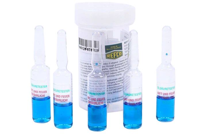 Tester na okyslenie chladiaceho oleja Refco 13400
