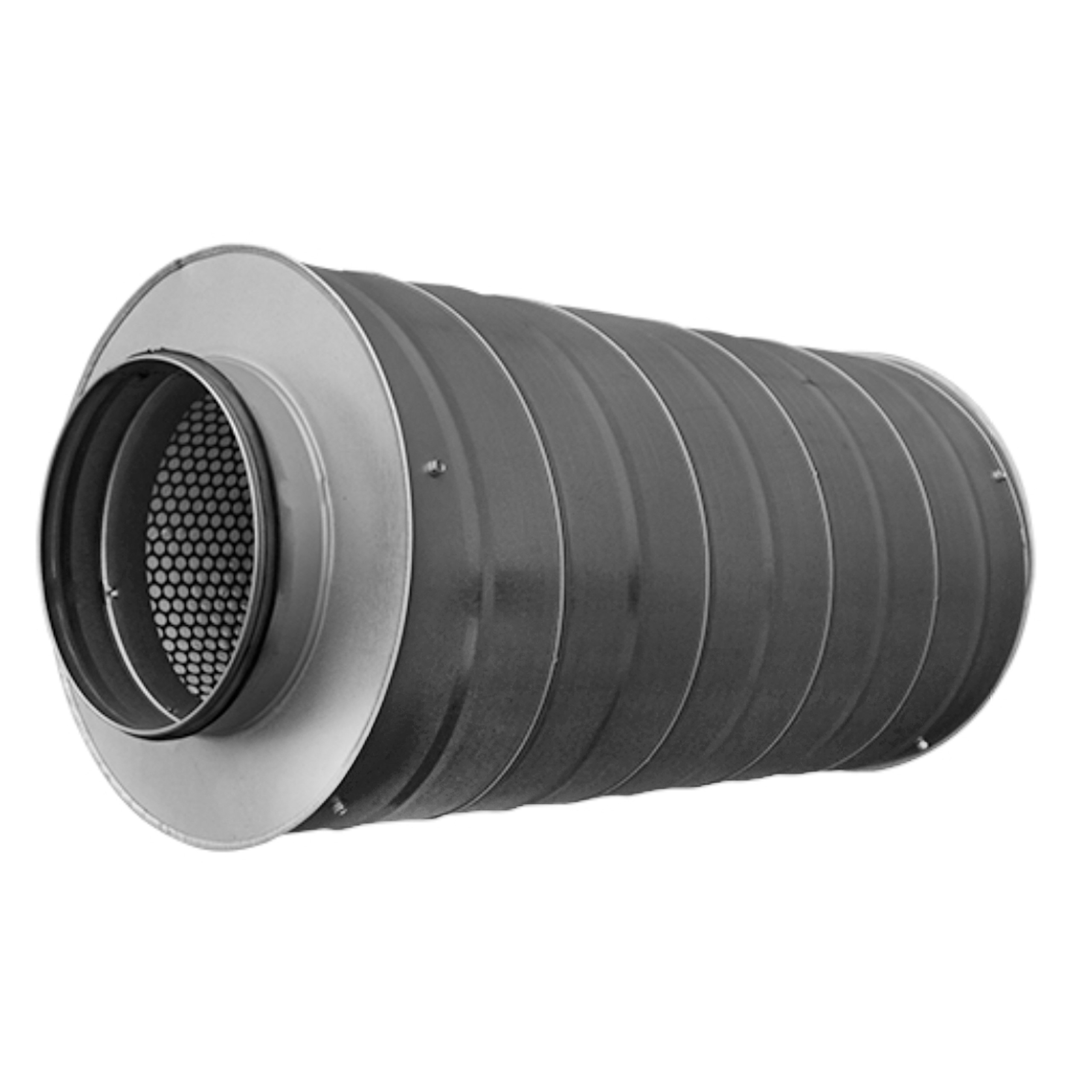 Tuhý guľatý akustický tlmič SPIRO 100mm / 600