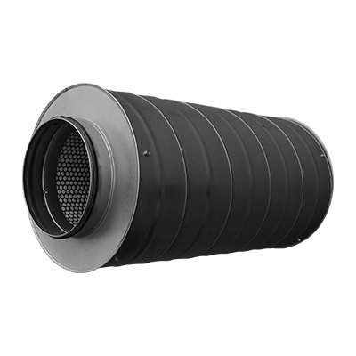 Pozinkovaný ventilačný tlmič fi 200 L-600 mm