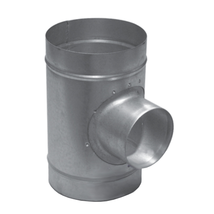 Pozinkovaný T-kus Ø 315/150/315 mm TPC-315-150