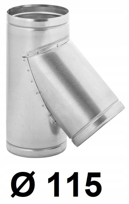 Spiro okrúhle T-kus 115 [mm]