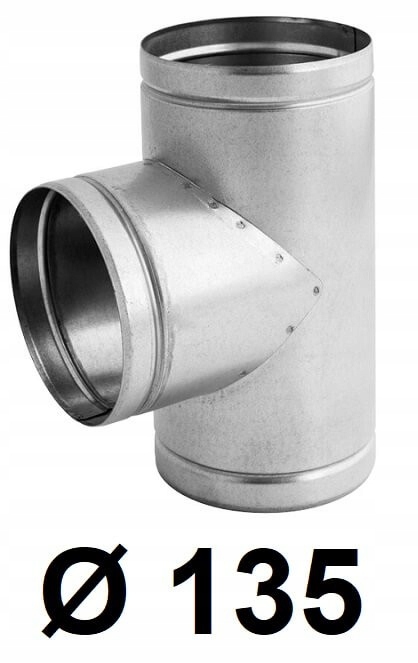 Spiro okrúhle T-kus 135 [mm]