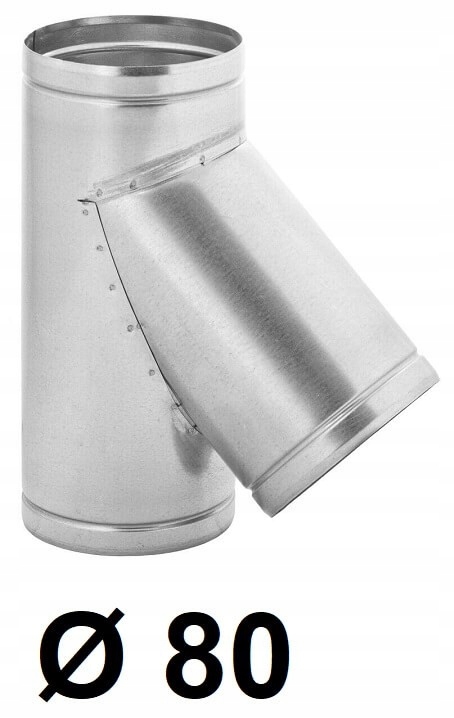 Spiro okrúhle T-kus 80 [mm]