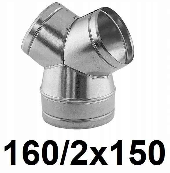 Redukčné T-kus 160 / 2 × 150 [mm]