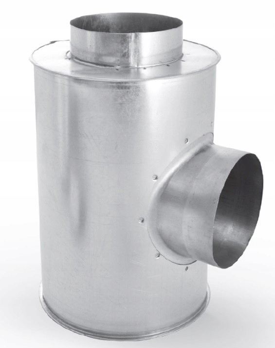 Redukčné T-kus 200/125 mm zaslepené