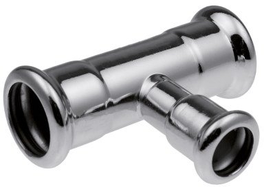 Redukčné T-kus z ocele KAN-therm – 88,9 × 22 × 8