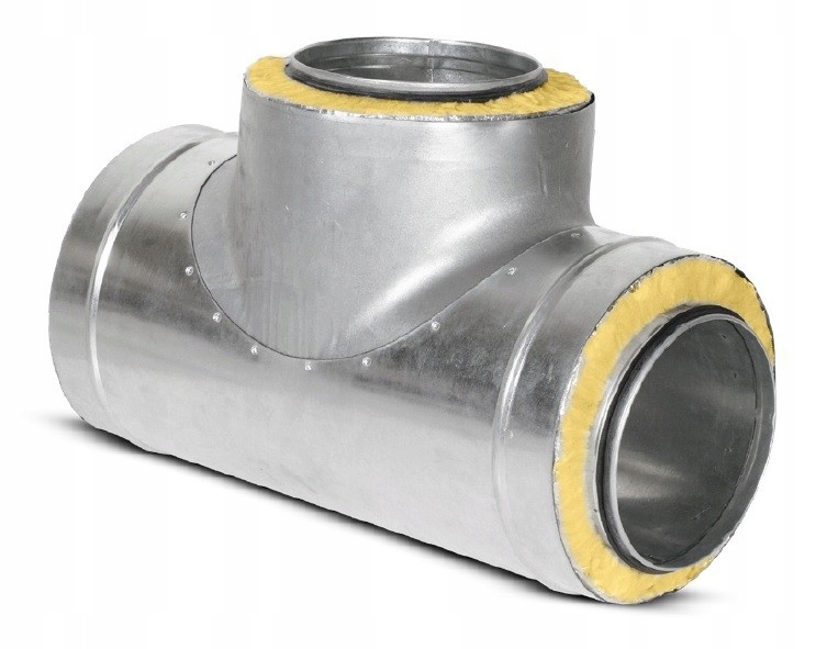 T-kus Spiro 200/160 mm s 50 mm izoláciou