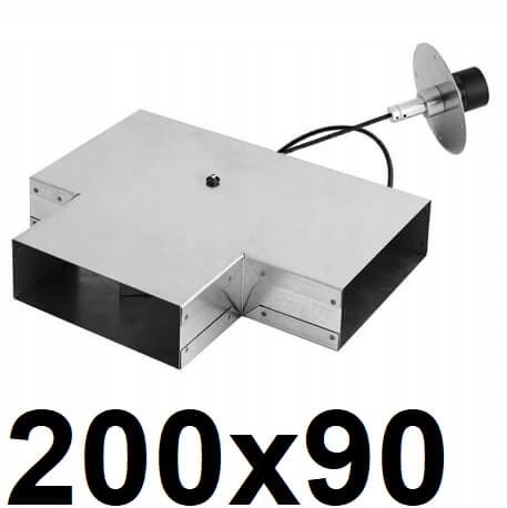 Prisadené tesné T-kus 200 × 90 [mm]