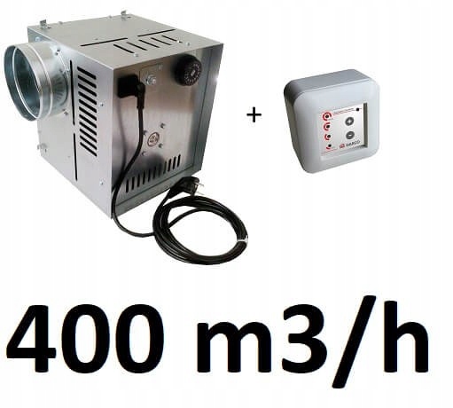 Krbová turbína 400 [m3 / h] povrchovo namontovaný regulátor