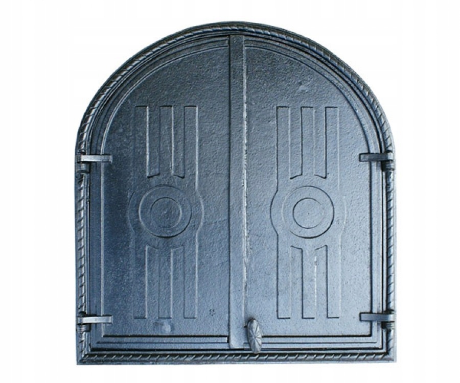 JEDNODUCHÉ LITINOVÉ DVERE DO DYMU 60 * 56,5 cm