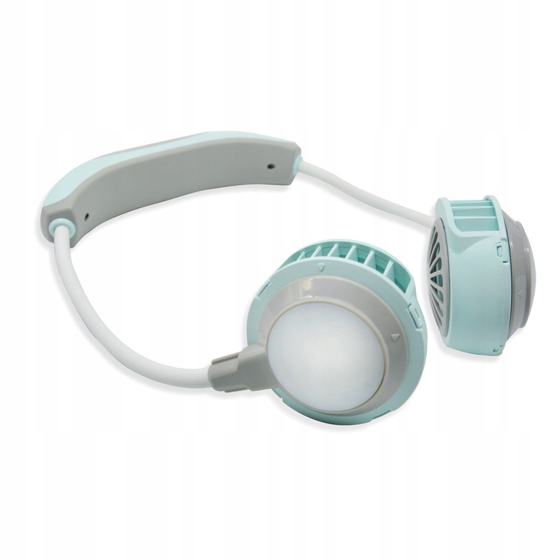 Ventilátor - USB lenivé LED prenosné nabíjanie Mini bezlistové EC