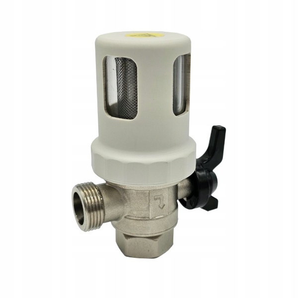 MAGNETICKÝ FILTER ODDELOVAČ NEČISTOTY 3/4 PALCA DN20 s UHLOVÝM VENTILOM