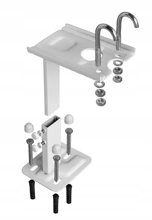 Univerzálna 1/2-sada konzoly pre ROFIX HEATER v stoji