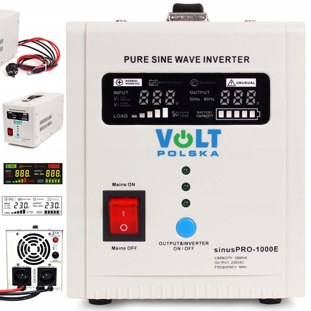 V2 NÚDZOVÝ NAPÁJANIE VYKUROVACIEHO KACHLA, UPS 1 000 W 12V