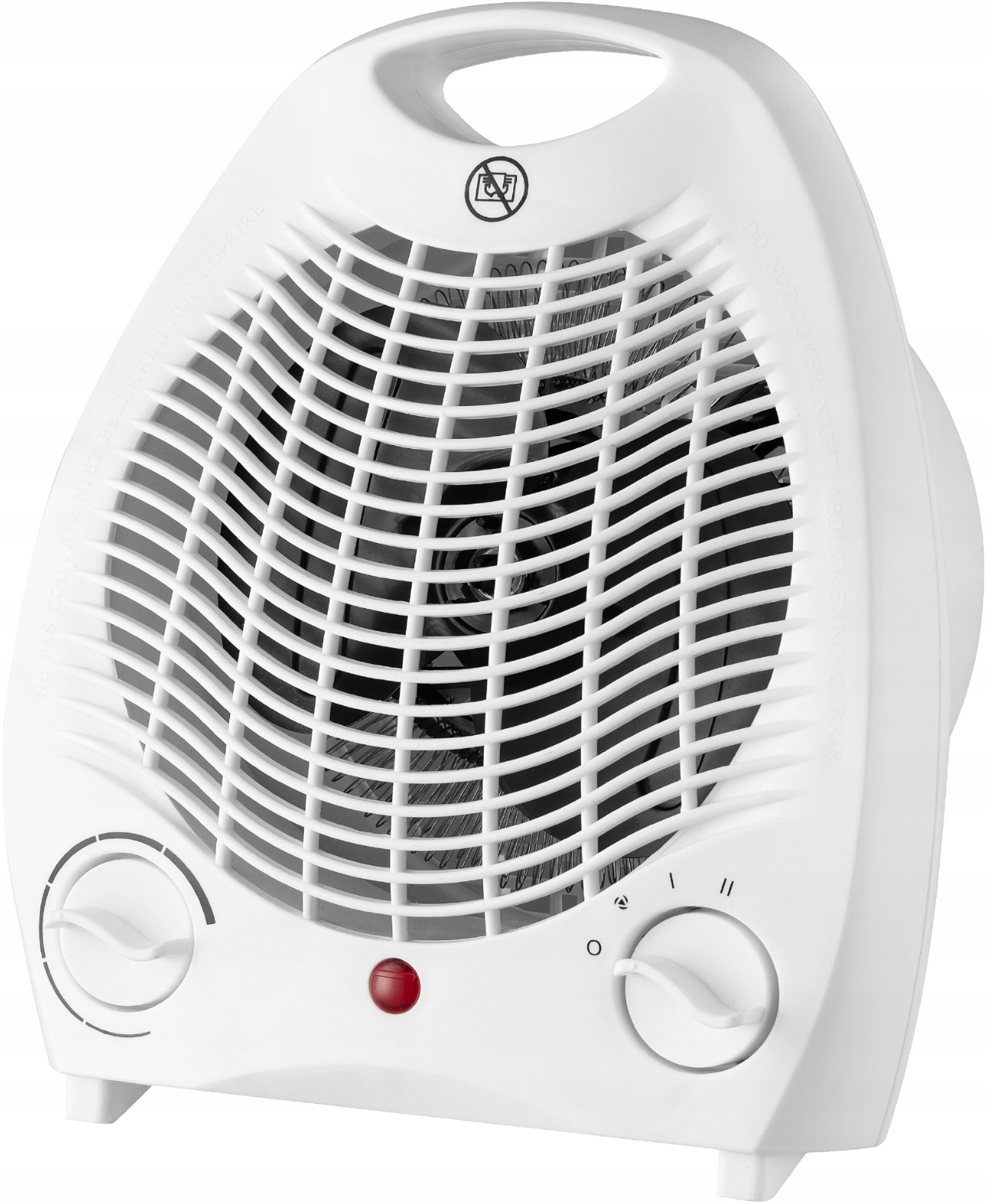 Biely ventilátorový ohrievač Chomik 2000 W