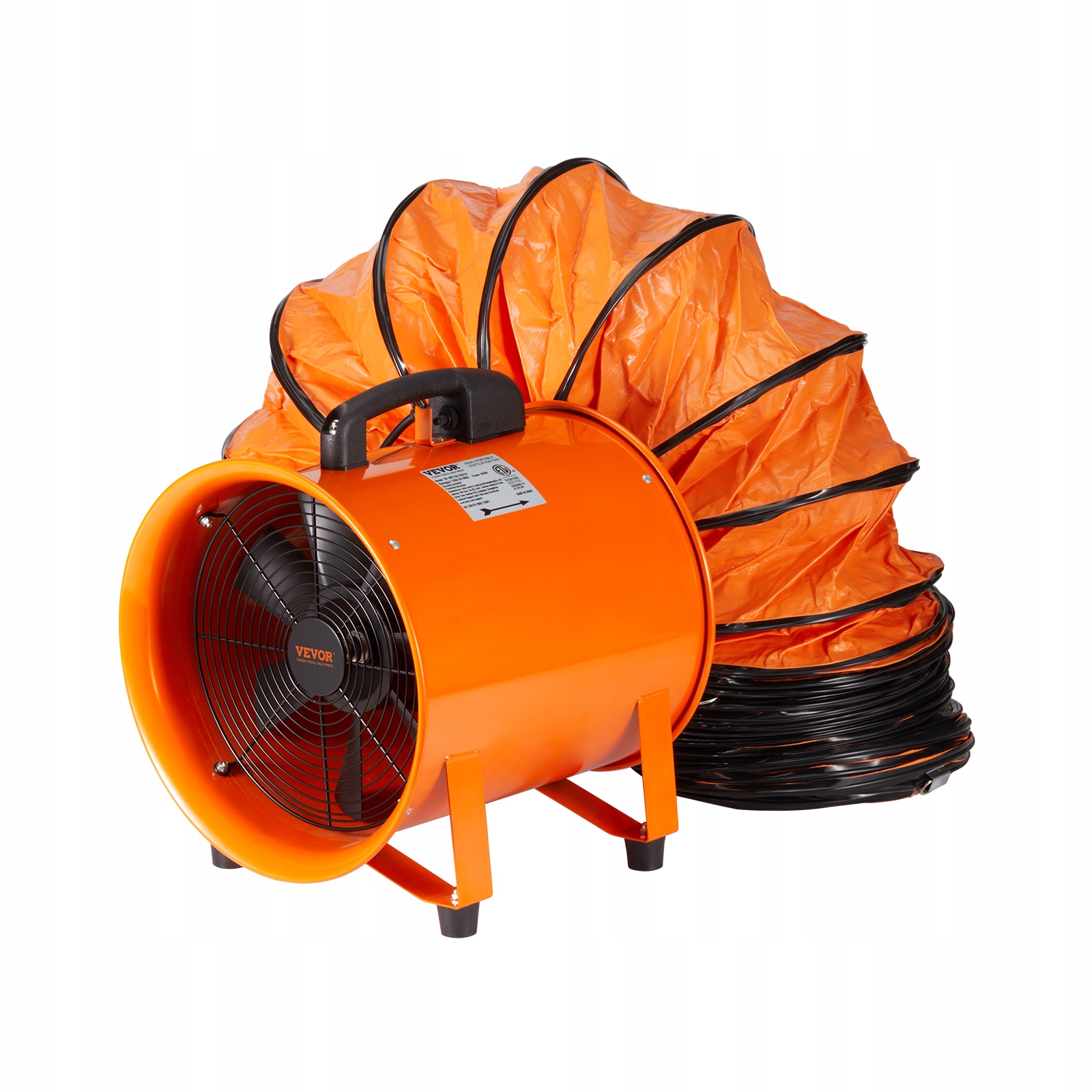 VEVOR Stavebný motor ventilátora 145W 298x250x320MM 12,9kg AC 220V