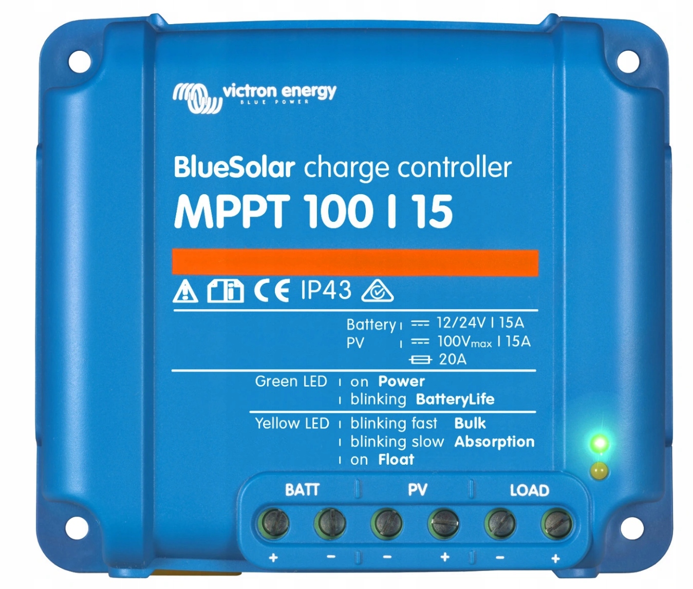 Fotovoltaika - Victron Energy Regulator Blue Solar MPPT 100/15