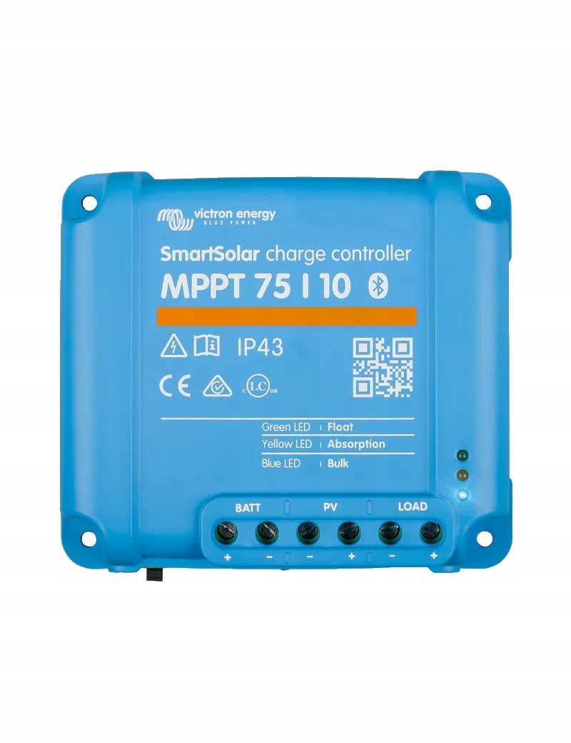 Fotovoltaika - Victron Energy nabíjanie regulátora MPPT 75/10