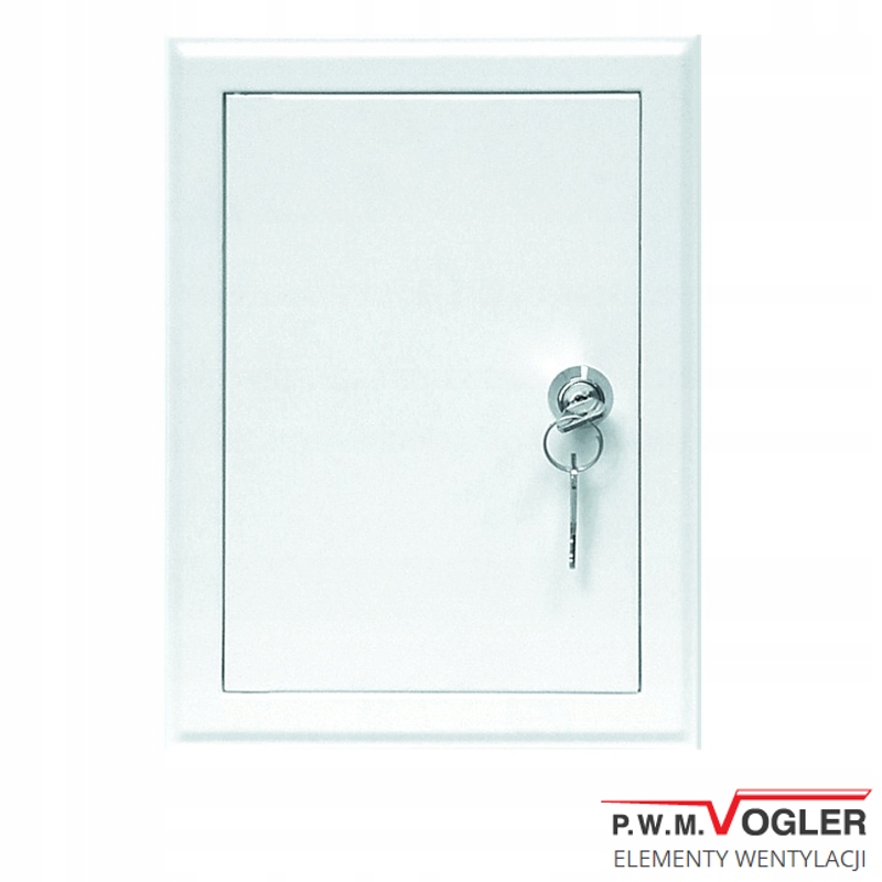Revízne dvierka - Revízne dvere VOGLER 15x20 biely zámok