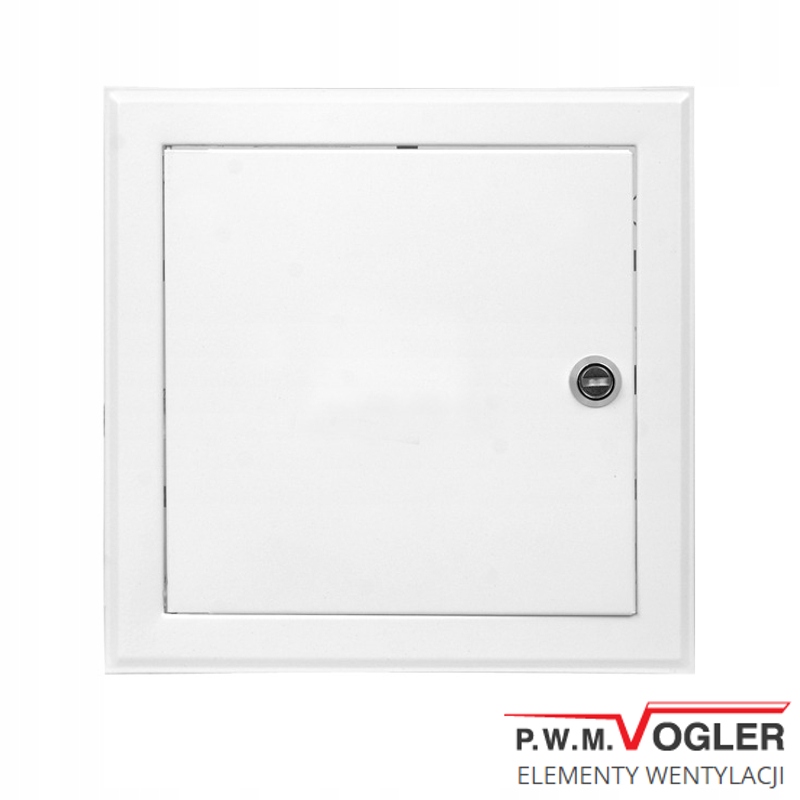 Revízne dvierka - VOGLER Revízne dvere 25x25 biely zámok