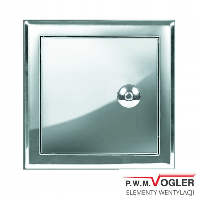 Revízne dvierka - VOGLER Revízne dvierka gombík z nehrdzavejúcej ocele 25x25