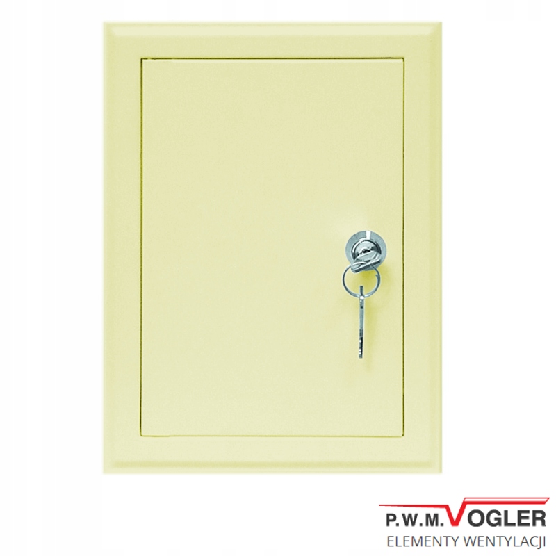 Revízne dvierka - VOGLER Revízne dvierka 25x40 krémový zámok