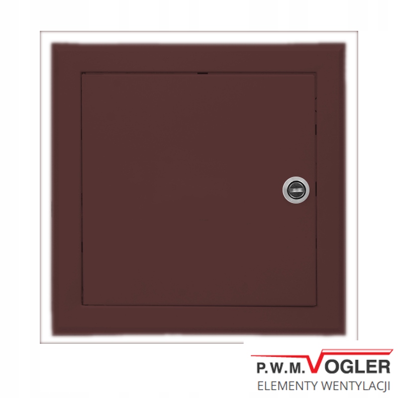 Revízne dvierka - Revízne dvere VOGLER 30x30 bronzový zámok