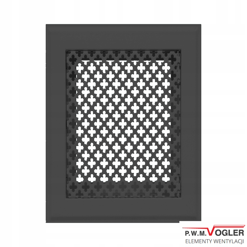 VOGLER Krbový rošt 15 × 30 čierny ďatelina