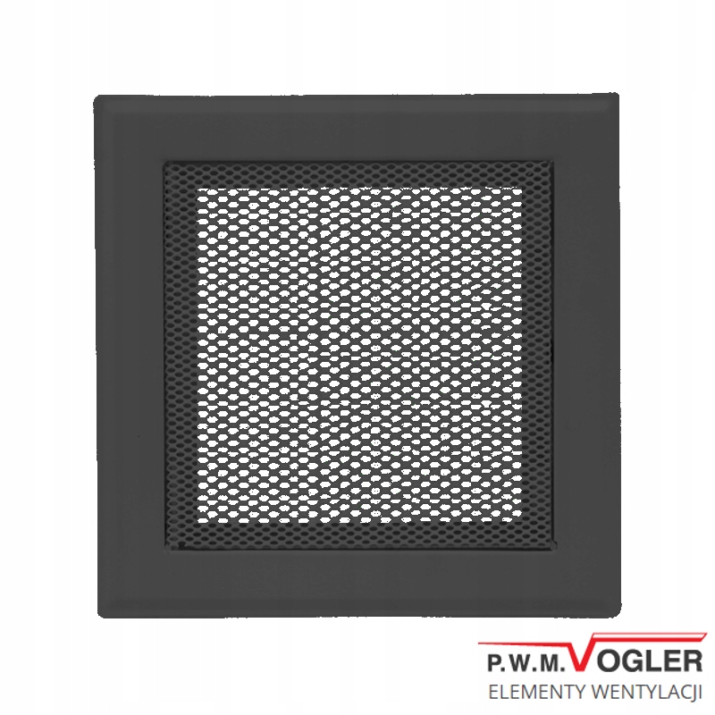 VOGLER Krbový rošt 20 × 20 čierna sieťovina