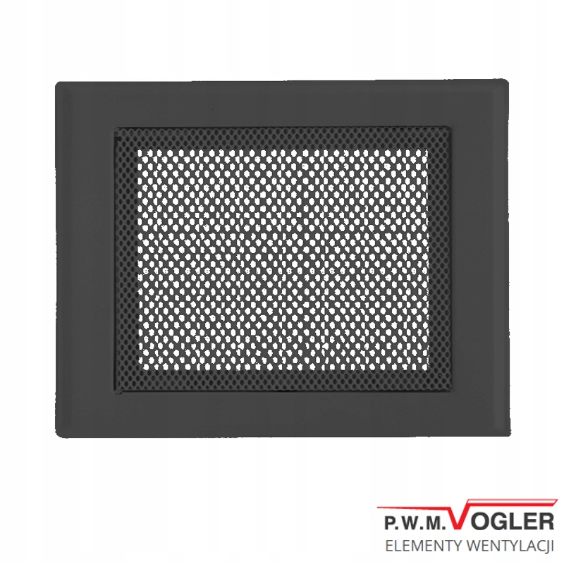 VOGLER Krbový rošt 30 × 15 čierna sieťovina